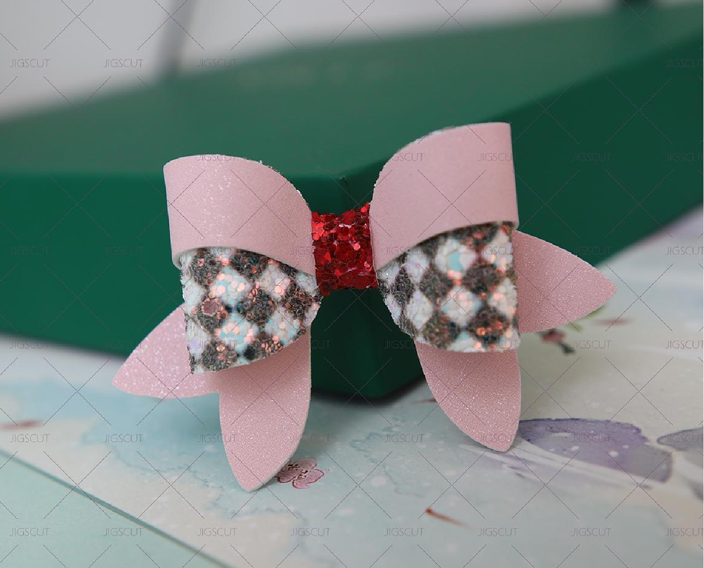 Hair Bow Cutting Die JIGSCUT-BOW0024