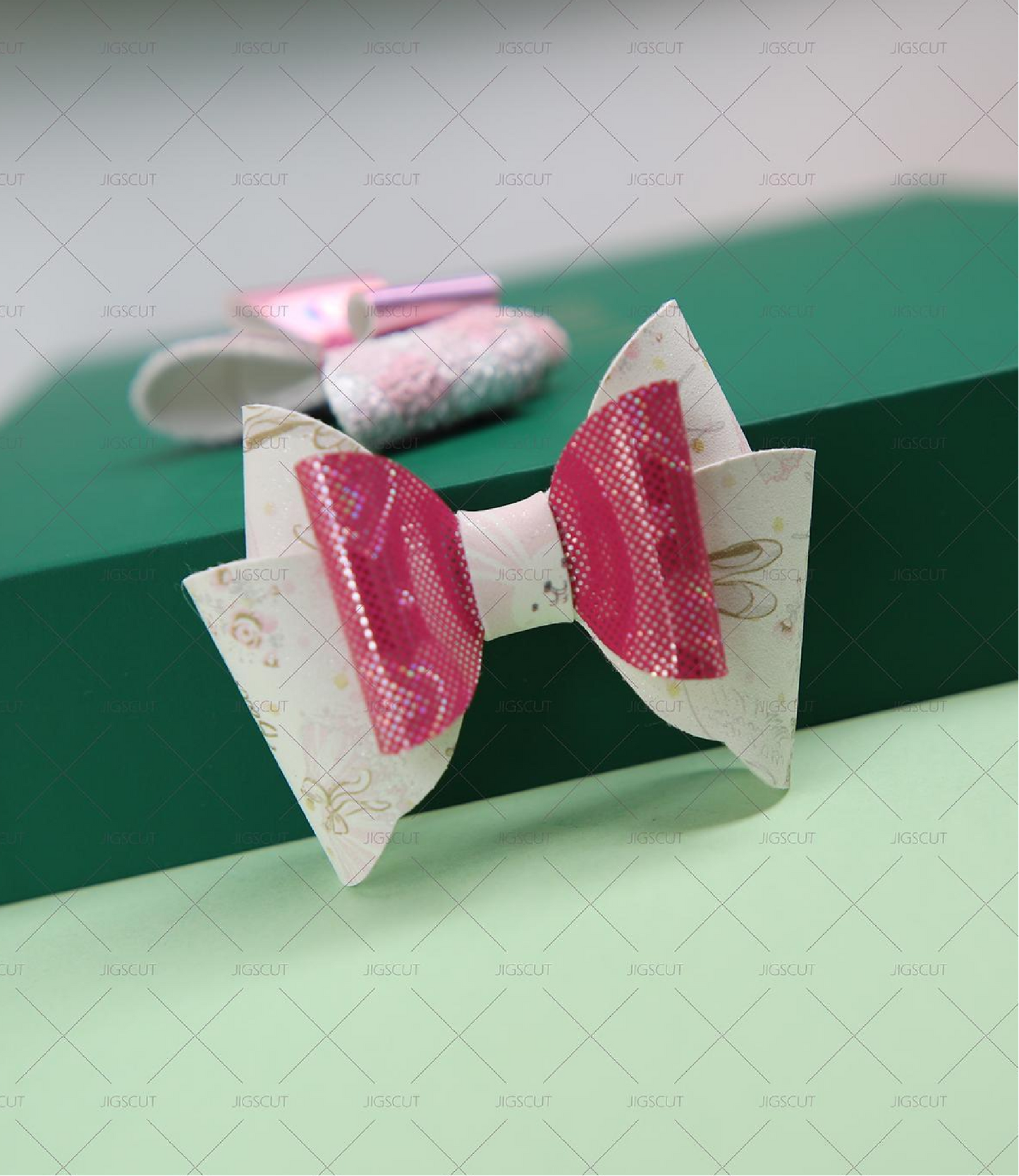Hair Bow Cutting Die JIGSCUT-BOW0059