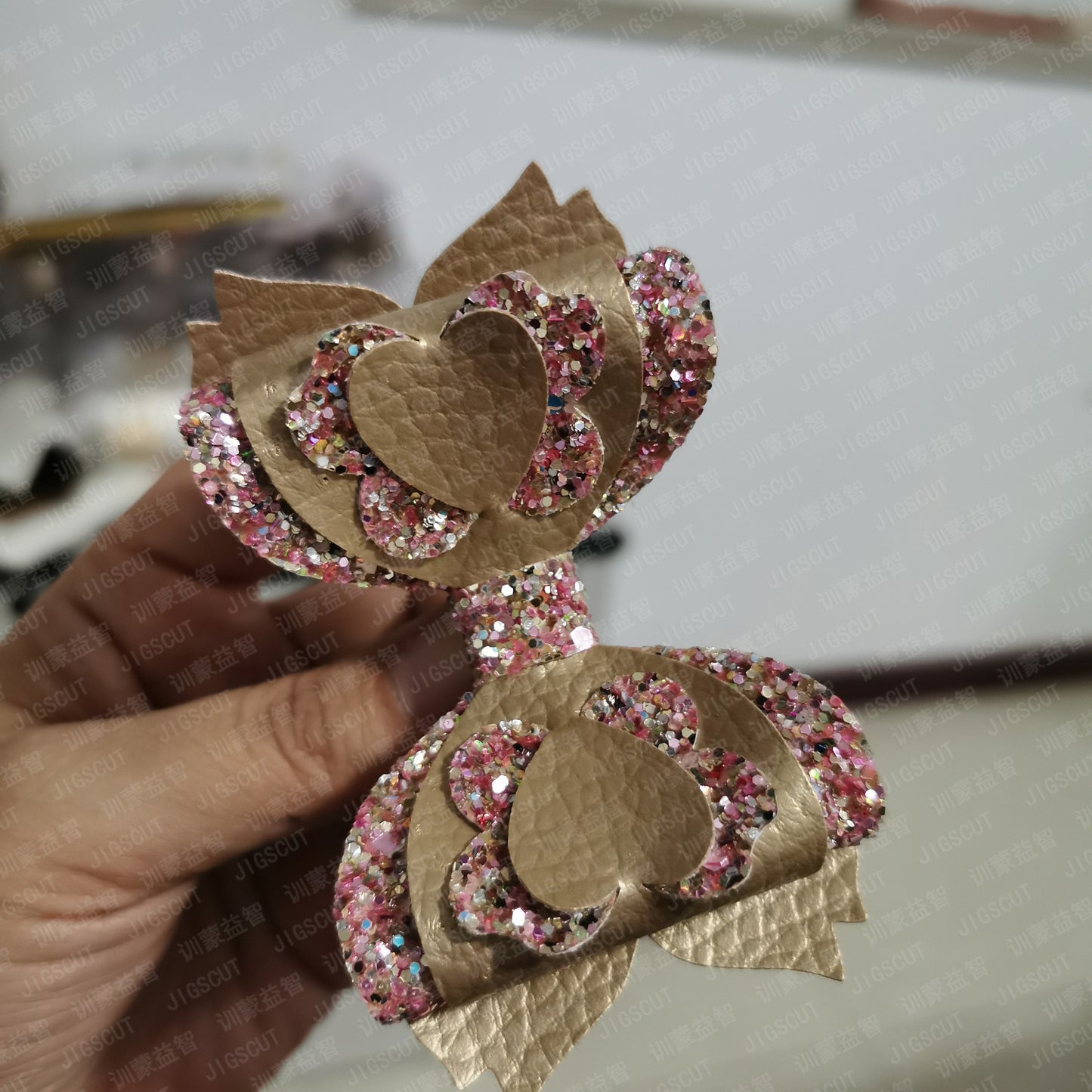 Hair Bow Cutting Die JIGSCUT-BOW0096