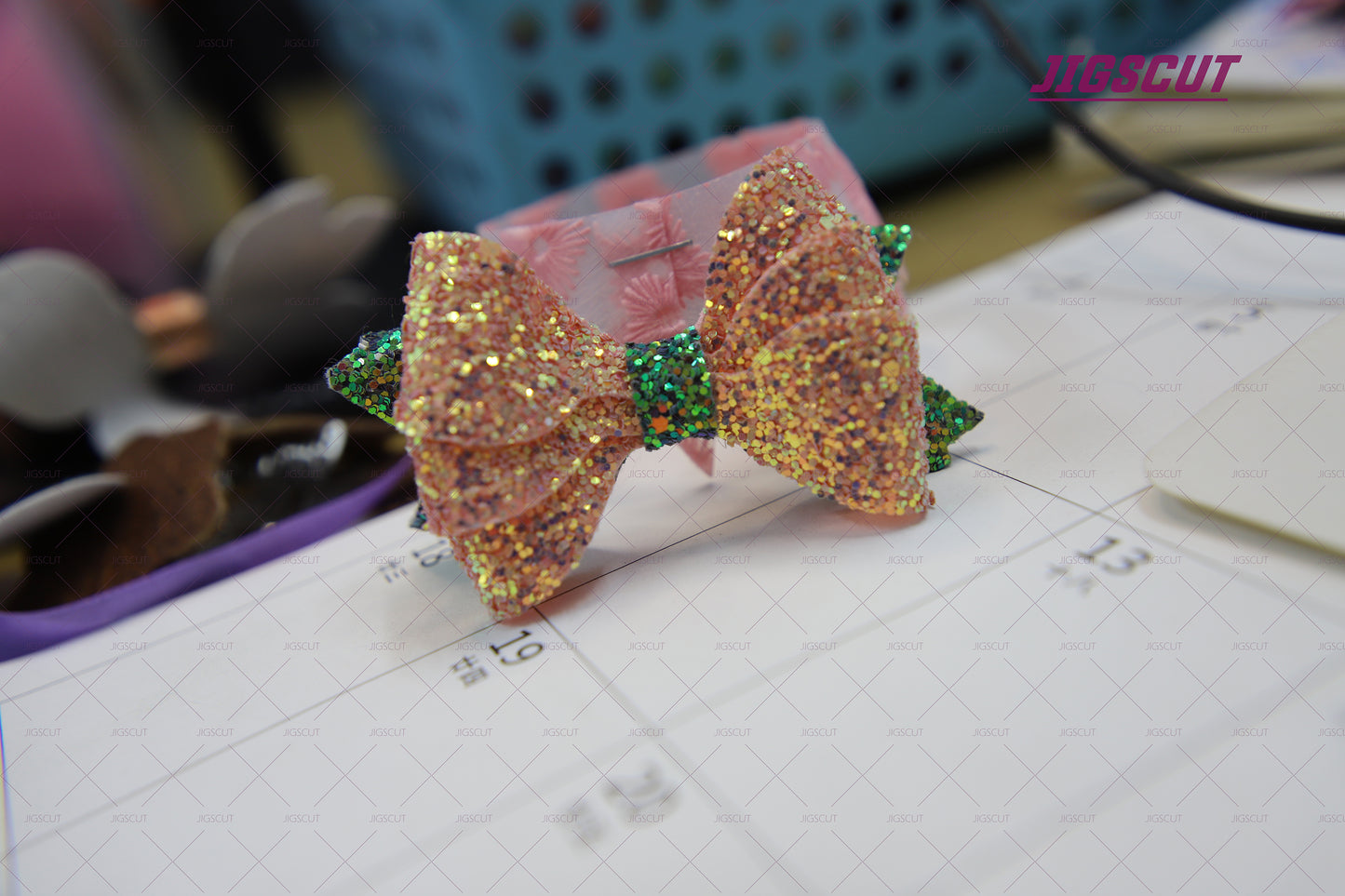 Hair Bow Cutting Die JIGSCUT-BOW0035-3L