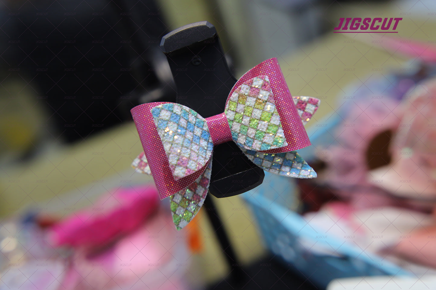 Hair Bow Cutting Die JIGSCUT-BOW0025