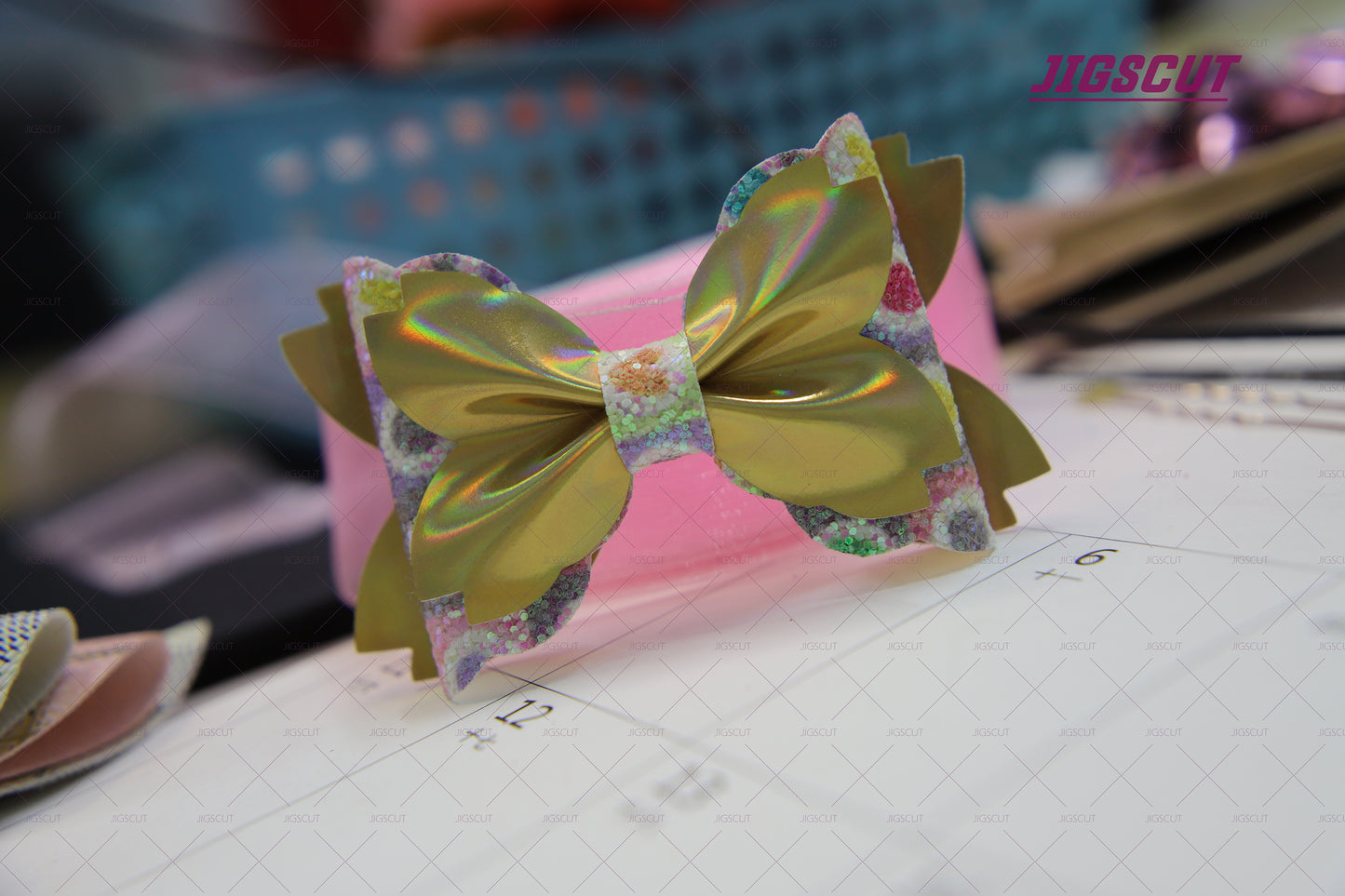 Hair Bow Cutting Die JIGSCUT-BOW0114