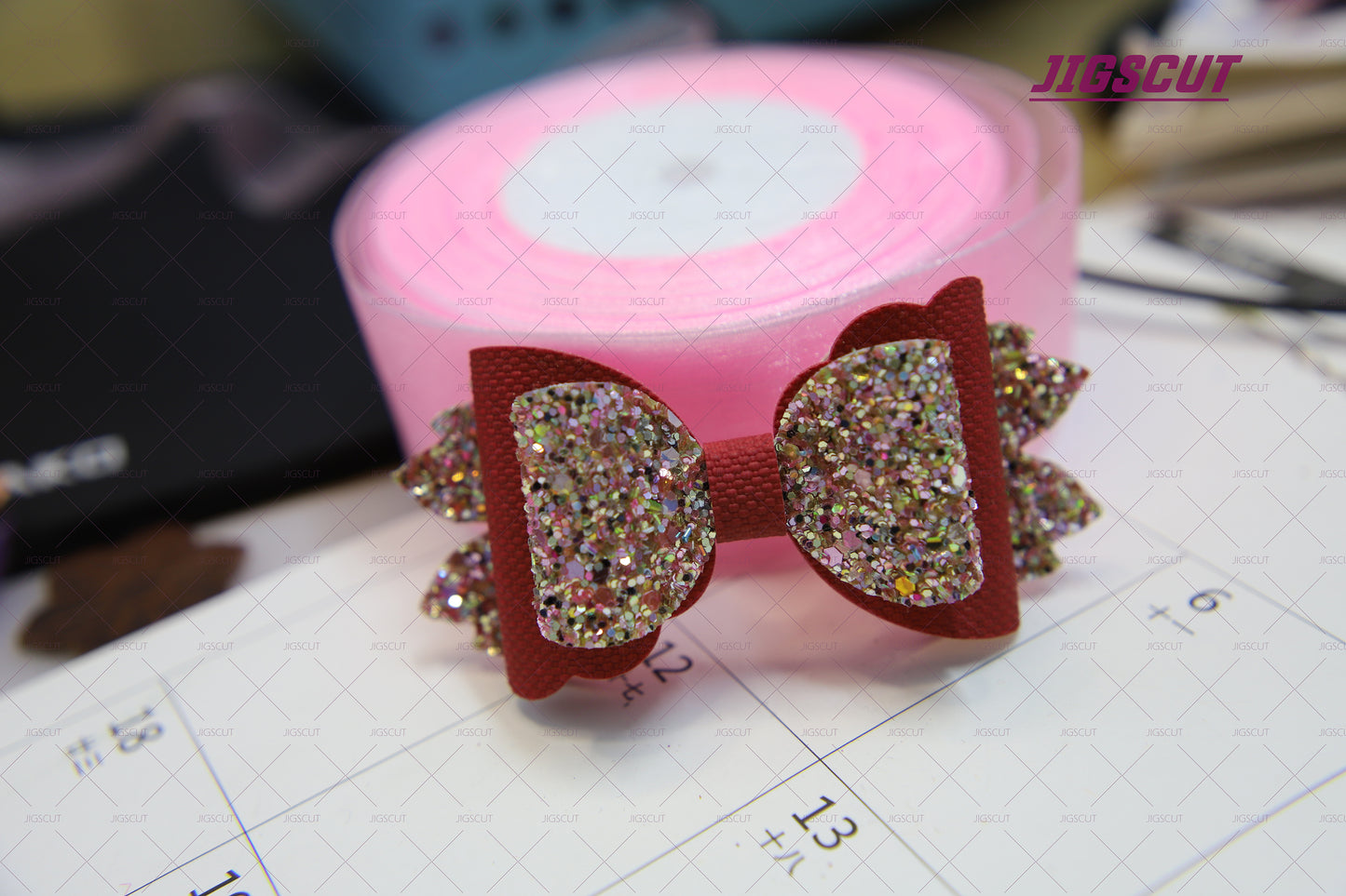 Hair Bow Cutting Die JIGSCUT-BOW0022