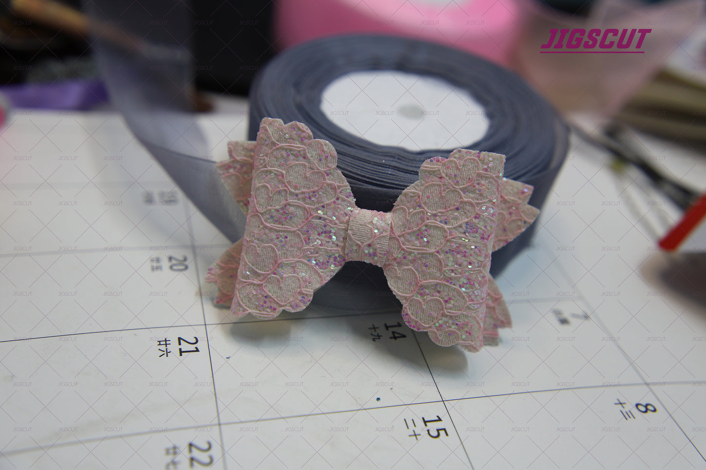 Hair Bow Cutting Die JIGSCUT-BOW0031A