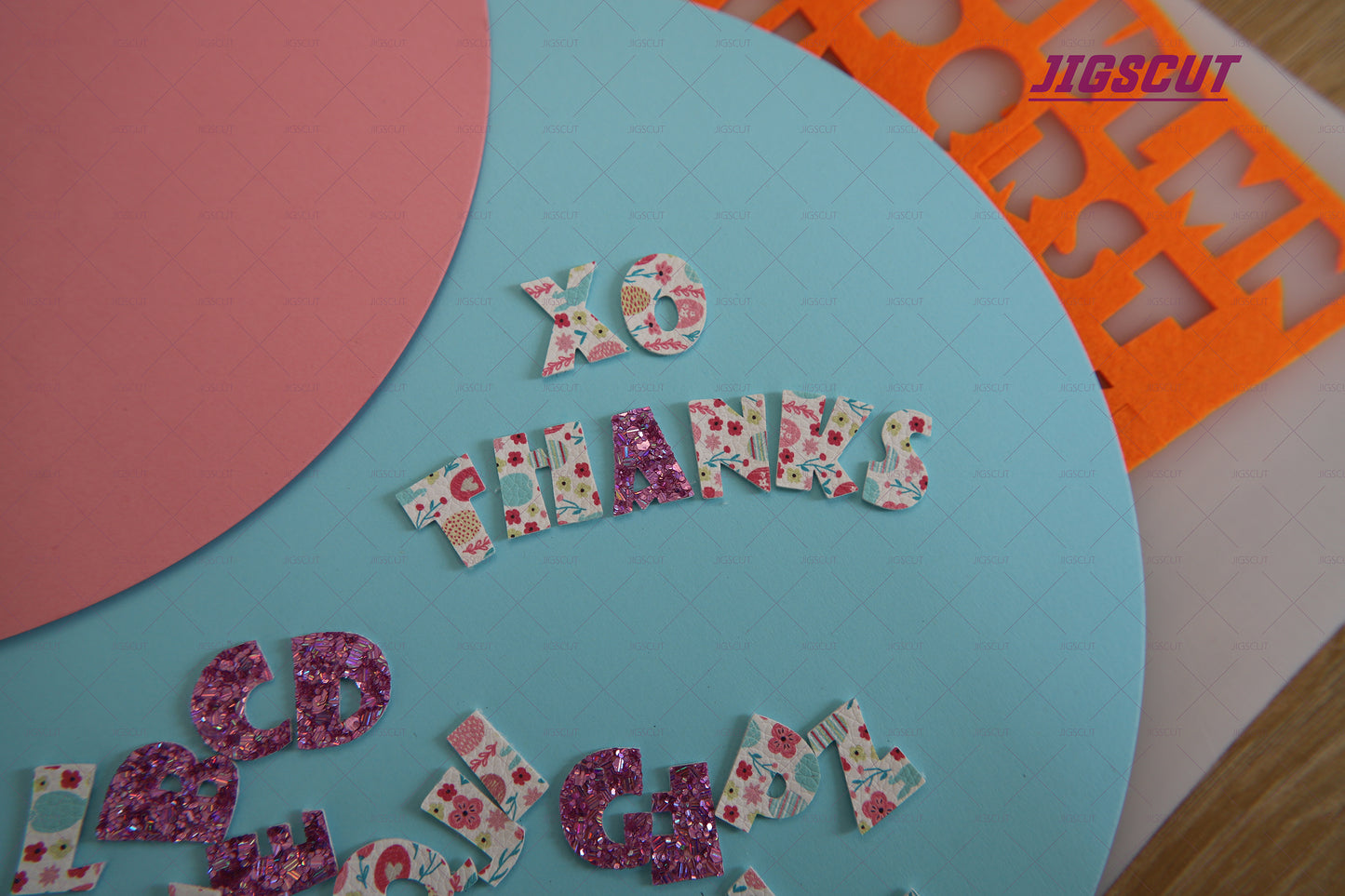 ALPHABATS CUTTING DIE JIGSCUT-WORDS0011