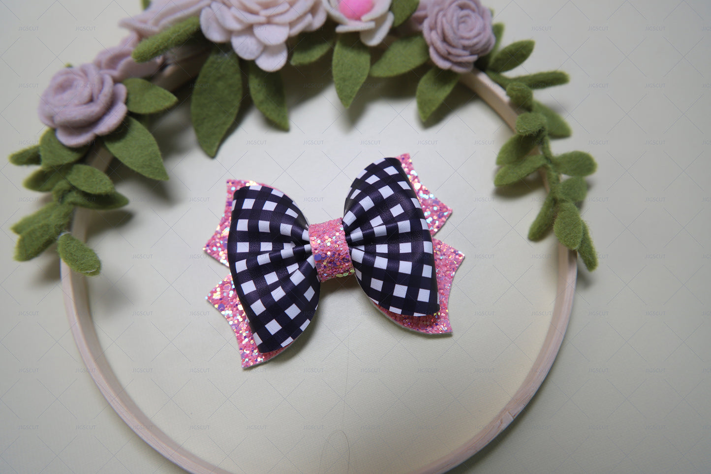 Hair Bow Cutting Die JIGSCUT-BOW0148