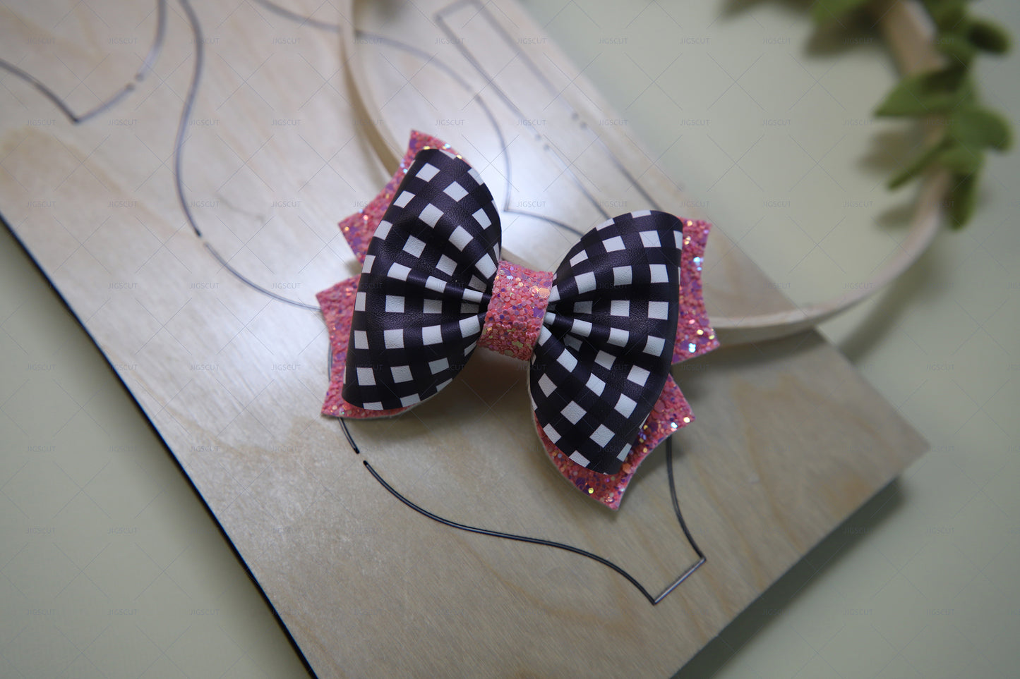 Hair Bow Cutting Die JIGSCUT-BOW0148