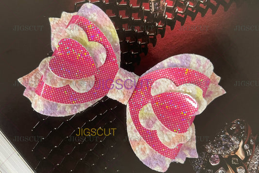 Hair Bow Cutting Die JIGSCUT-BOW0096