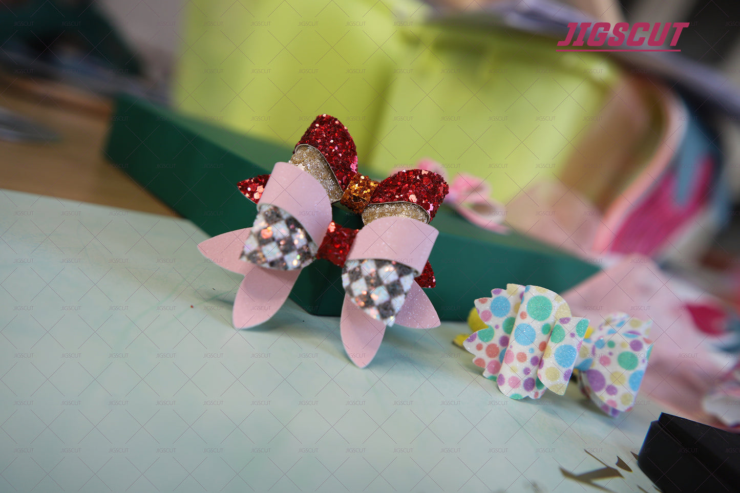 Hair Bow Cutting Die JIGSCUT-BOW0024