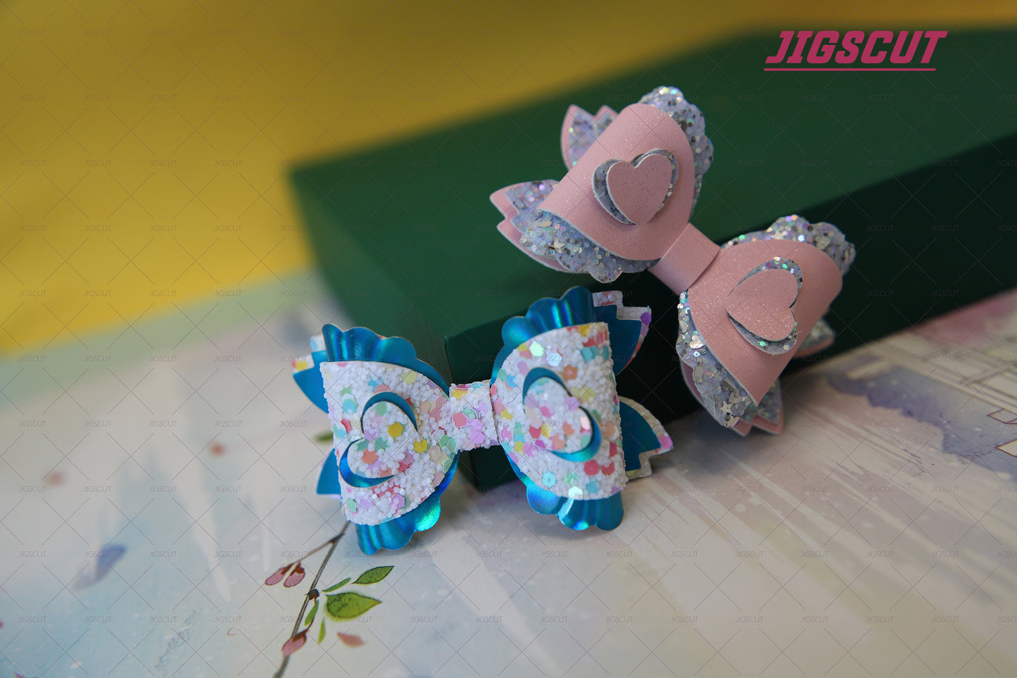 Hair Bow Cutting Die JIGSCUT-BOW0095