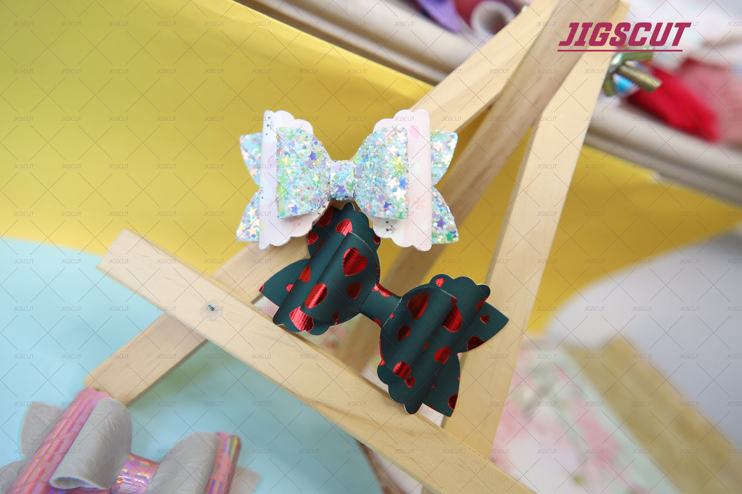 Hair Bow Cutting Die JIGSCUT-BOW0031C