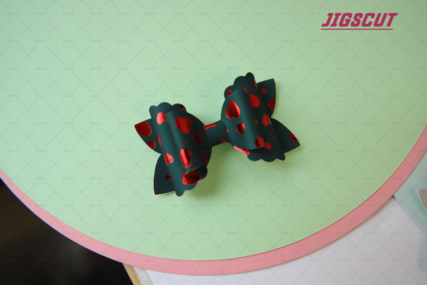 Hair Bow Cutting Die JIGSCUT-BOW0031A