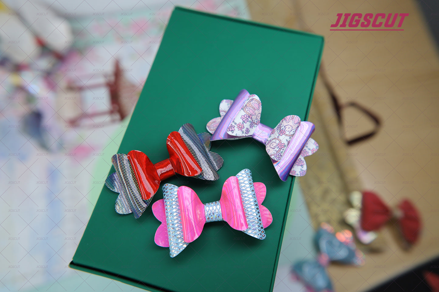 Hair Bow Cutting Die JIGSCUT-BOW0127