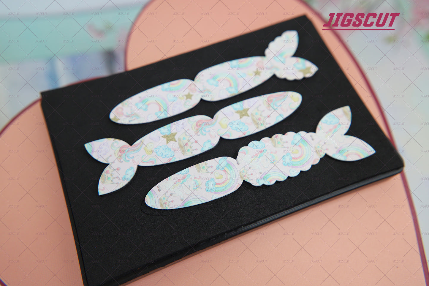 JIGSCUT-CLIPS0035 Mermaid Hair Clips Cutting Die