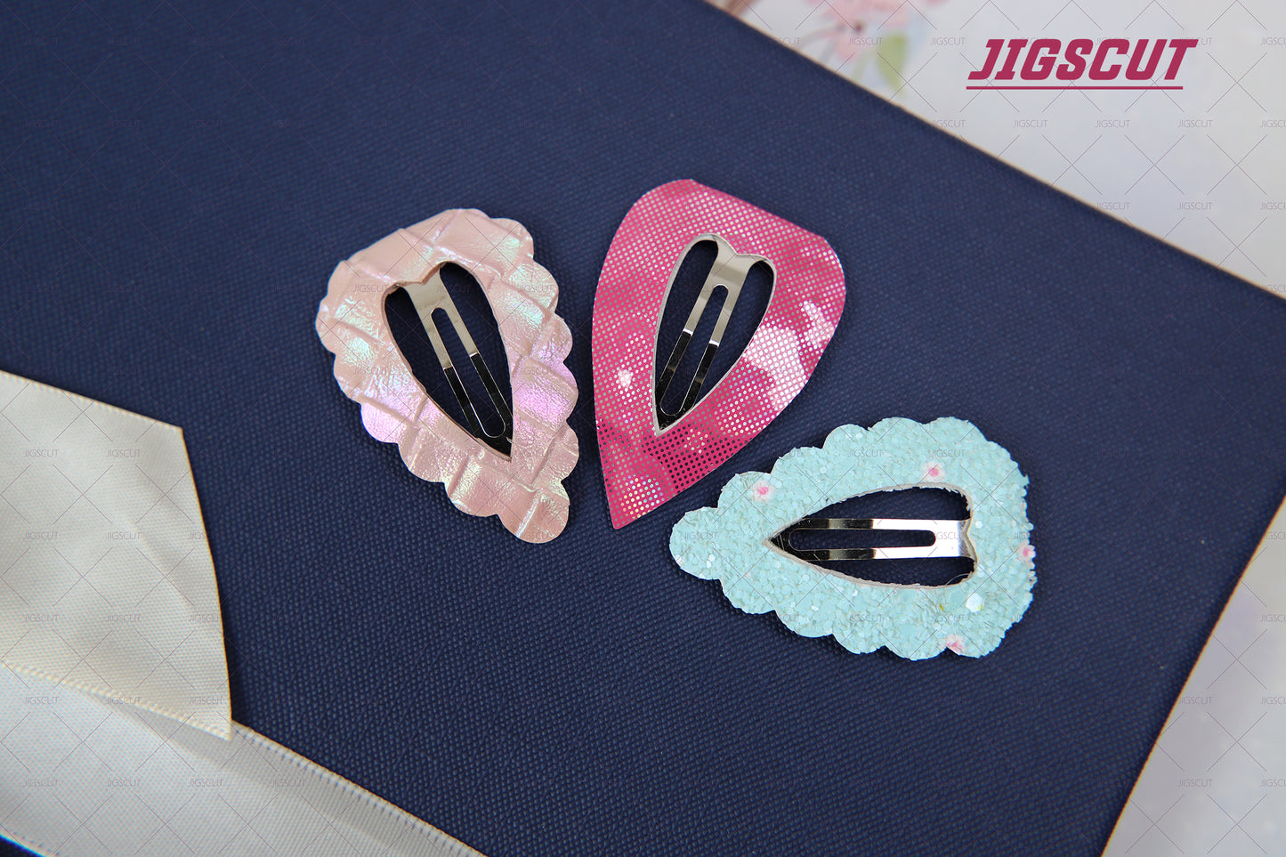 JIGSCUT-CLIPS0054 Hair Clips Cutting Die heart