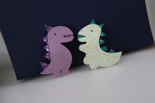 JIGSCUT-CLIPS0077 Hair Clips Cutting Die Dinosaur