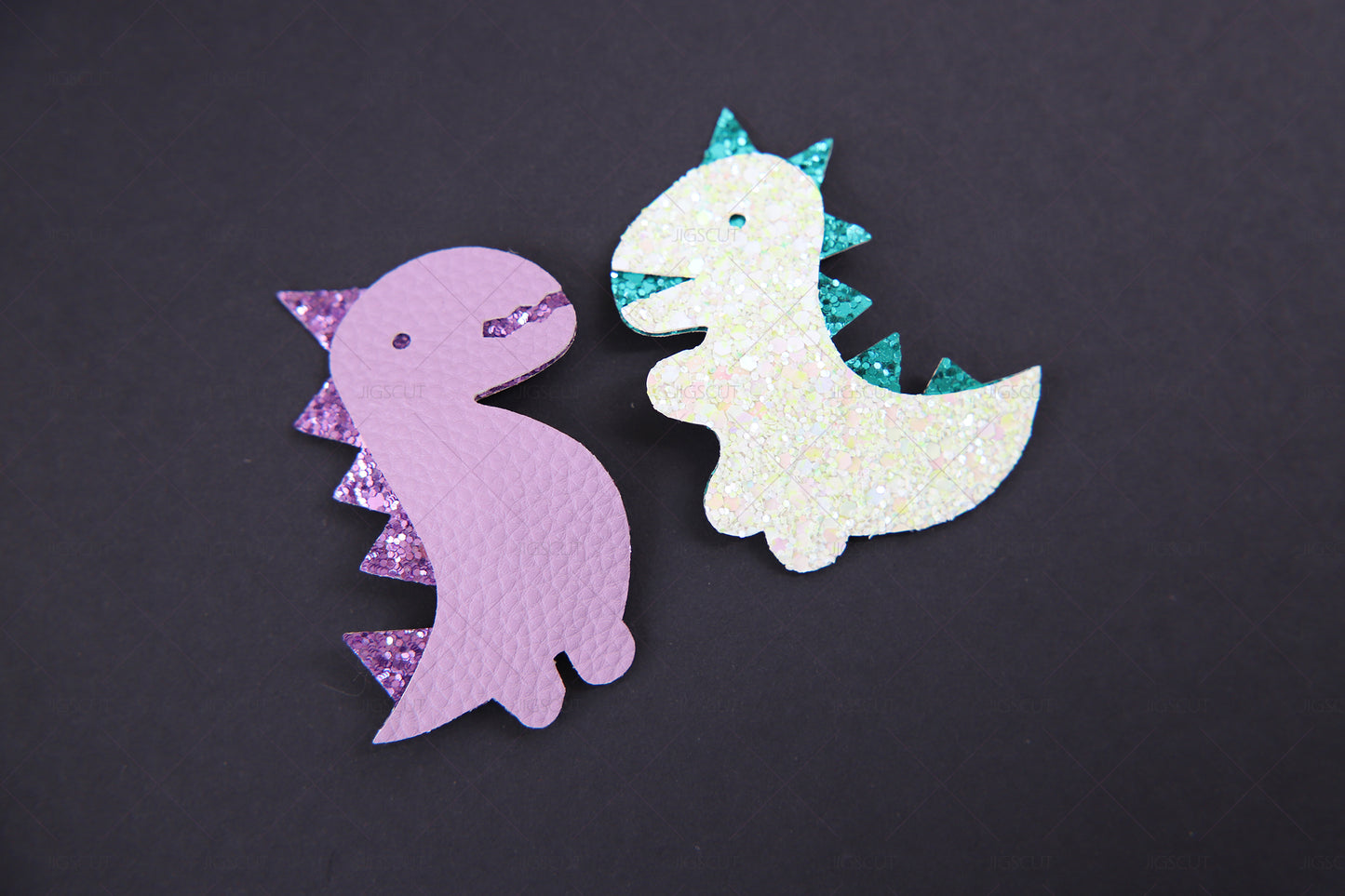 JIGSCUT-CLIPS0077 Hair Clips Cutting Die Dinosaur
