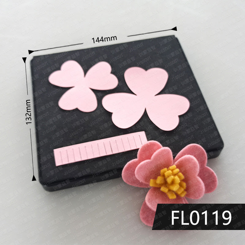 JIGSCUT-FL0119 FLOWER SHAPE CUTTING DIE