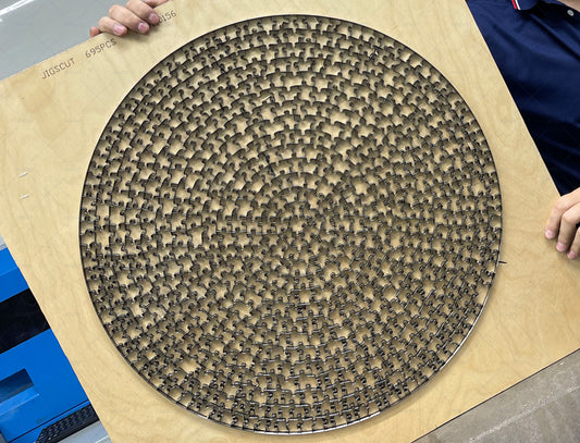 JIGSAW PUZZLE DIE Circle shape 55x55cm-695pcs Unique Style