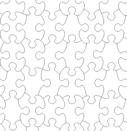 UNIQUE design Puzzle cutting Die JIGSCUT UQ-B