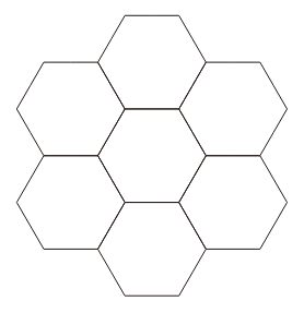 Quilting/Patchwork Cutting die JIGSQU-0002-Hexagons