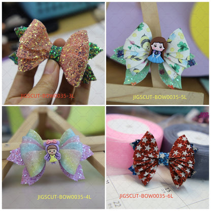 Hair Bow Cutting Die JIGSCUT-BOW0035