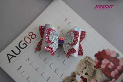 Hair Bow Cutting Die JIGSCUT-BOW0107