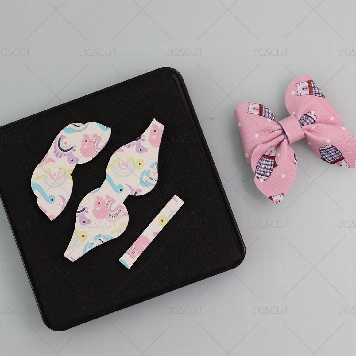 Hair Bow Cutting Die JIGSCUT-BOW0060 /61 /62 mini size 4*4inch die