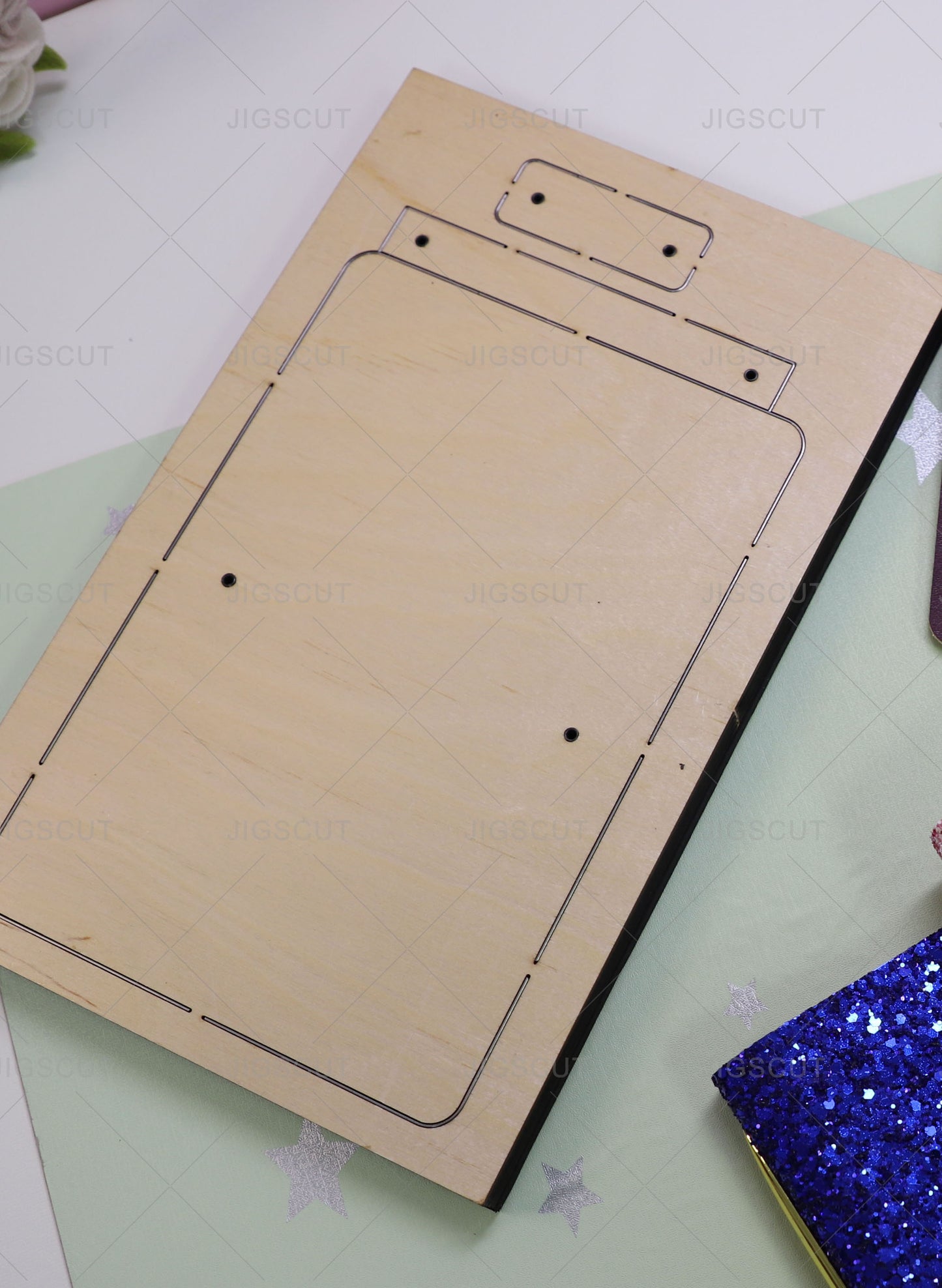 Notebook/Scrapbook Cover Cutting die Size 7.3*11.5inch JIGSCUT-20250002