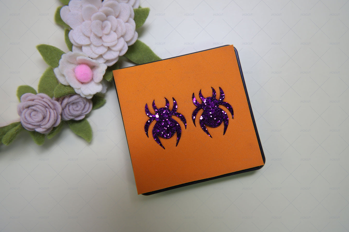 Hair Bow Cutting Die JIGSCUT-BOW0137 Spider Bow