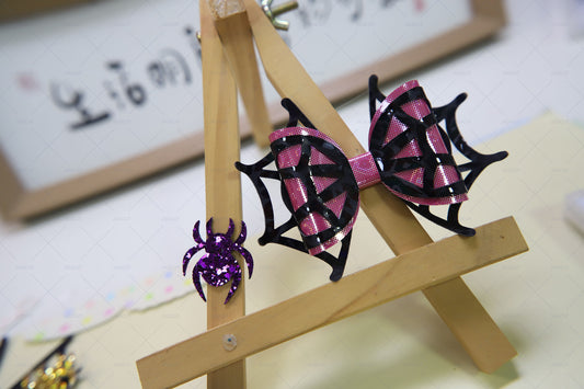 Hair Bow Cutting Die JIGSCUT-BOW0137 Spider Bow