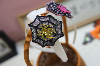 JIGSCUT-CLIPS0112 Spider Web Headband Halloween