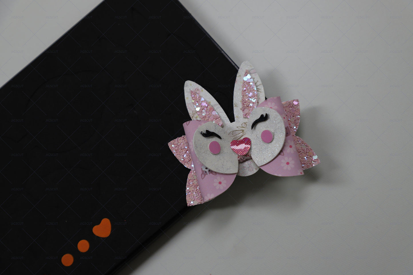 Hair Bow Cutting Die JIGSCUT-BOW00142 bunny bow