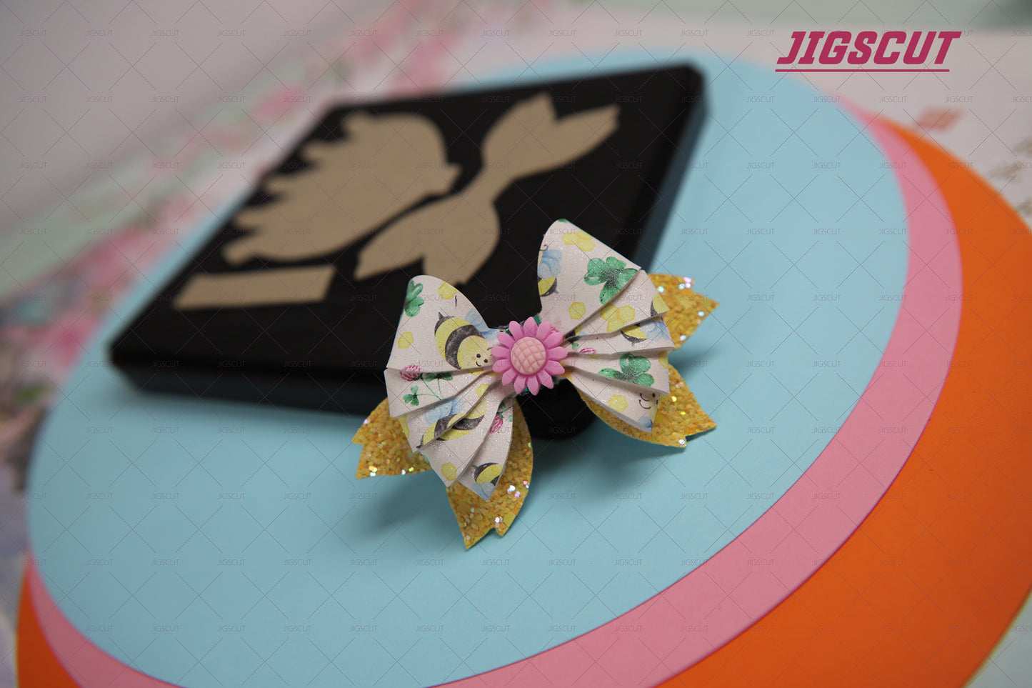 Hair Bow Cutting Die JIGSCUT-BOW0035