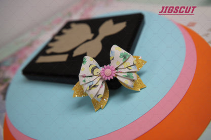 Hair Bow Cutting Die JIGSCUT-BOW0035