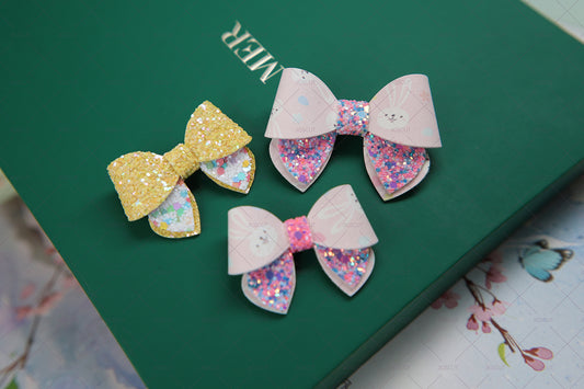 Hair Bow Cutting Die JIGSCUT-BOW0135