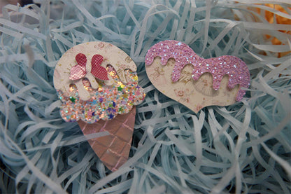 JIGSCUT-CLIPS0037 Hair Clips Cutting Die ice cream