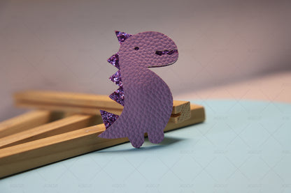 JIGSCUT-CLIPS0075 Hair Clips Cutting Die Dinosaur